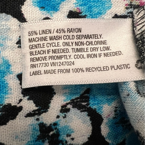 NWT Future Collective x Target Blue Ditsy Floral Print Cargo Skirt - Picture 12 of 12
